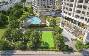 Mặt bằng dự án Cửa Lò Beach Villa hoa lâm tên lửa
