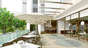 Tiện ích nội khu bar cafe tại Cửa Lò Beach Villa